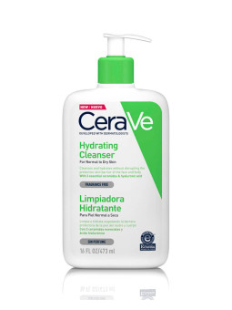 Cosmética sin perfume - CeraVe | LIMPIADORA HIDRATANTE. 473 ML