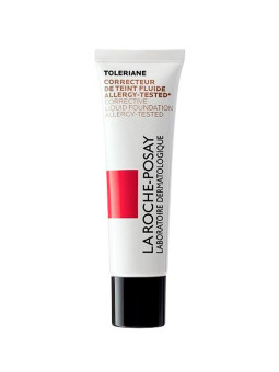 Cosmética sin perfume - La Roche Posay | TOLERIANE BASE DE MAQUILLAJE. CORRECTOR FLUIDO. 17 TOFFEE