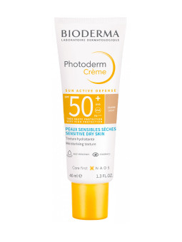 Cosmética sin perfume - Bioderma | PHOTODERM. CREMA SOLAR MAX CRÈME SPF 50+ ROSTRO. COLOR CLARO