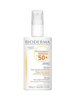 Cosmética sin perfume - Bioderma | PHOTODERM. MINERAL SPF 50+ CUERPO Y ROSTRO. SPRAY