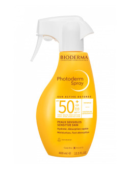 Cosmética sin perfume - Bioderma | PHOTODERM. LECHE SOLAR MAX SPRAY SPF 50+. 400 ML