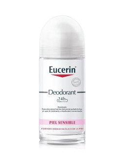 Cosmética sin perfume - Eucerin | DESODORANTE PIEL SENSIBLE ROLL-ON 24H
