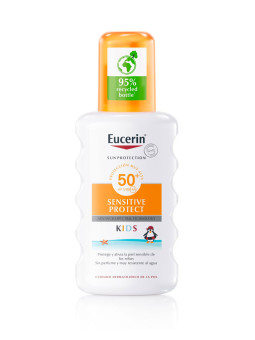 Cosmética sin perfume -  Eucerin | KIDS SUN SPRAY SENSITIVE PROTECT FPS 50+